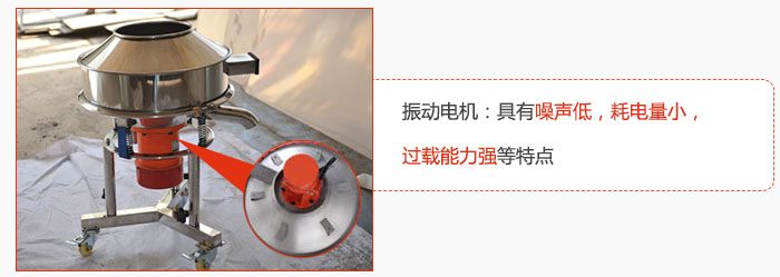 振動電機：具有噪聲低，耗電量小，過載能力強等特點