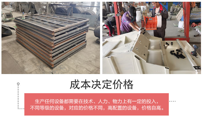直線篩分機(jī)篩網(wǎng)，篩箱部件展示