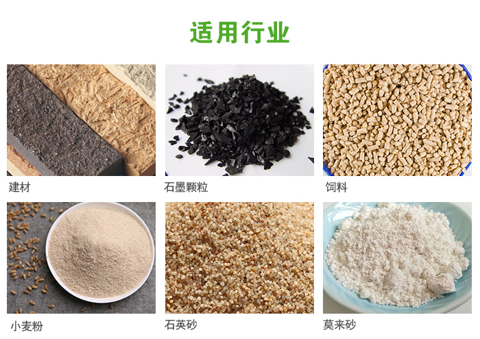 高頻振動篩主要用于化工，建材，石墨顆粒，飼料，小麥粉，石英砂，豆?jié){，果汁等各種物料的干法、濕法篩分、分級、脫水，過濾。